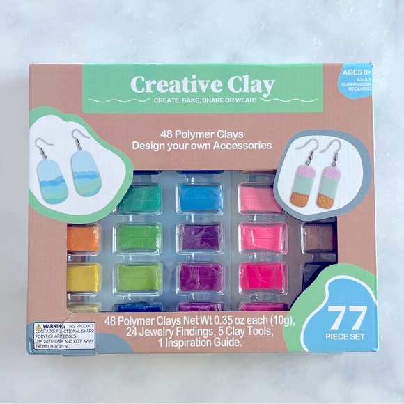 NWOT Creative Clay. 77 piece set. Ages 8+ - Picture 1 of 2
